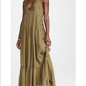 Free People Frankie pin tuck dress